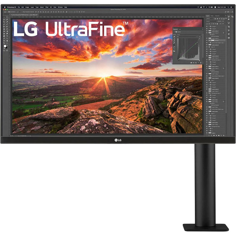 LG 27UN880-B UltraFine 27" 60Hz 16:9 FreeSync 4K IPS Monitor with Ergo Stand - شاشة